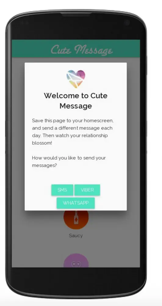 Cute Messages App